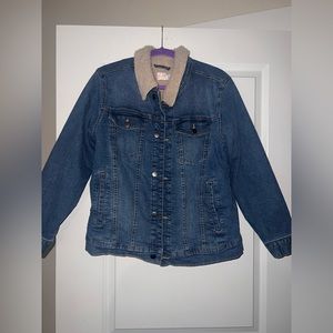 Warm kids jean jacket